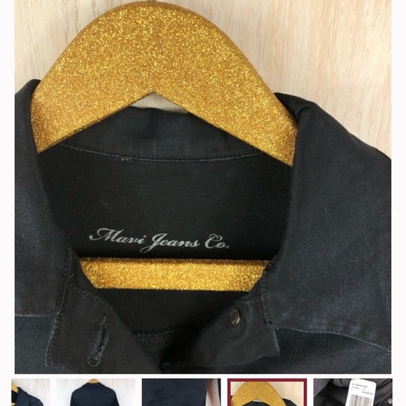 Slightly Cropped Denim Jacket SAMANTHA - Picture 6 of 8